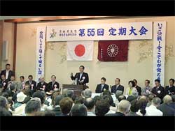 細田幹事長が経済対策や地方重視を強調、自民県連大会、カウントダウンに入った次期総選挙…