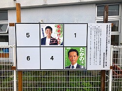 ポスター貼られない掲示板、出足低調の期日前投票、盛り上がらない参院選・徳島…