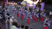 阿波踊り連が飛騨の街を流し踊り、秋空に鳴り響いた笛や太鼓、盛り上がった飛騨と徳島の文化交流…